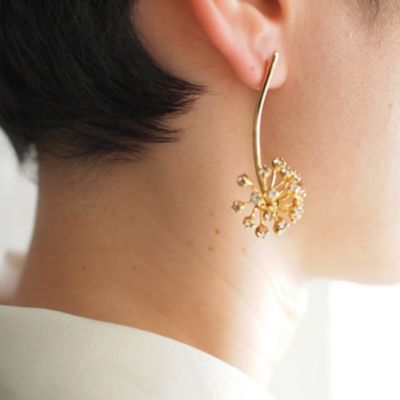 フィリグリー ダリアスイングピアス